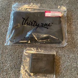 NWT Thirty One Rubie Mini clutch and credit card wallet